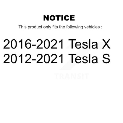 Paire d'assemblage de roulement de roue arrière et de moyeu pour Tesla S X K70-102127