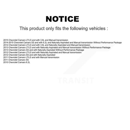 Kit d'assemblage de roulement et moyeu de roue avant et arrière, pour Chevrolet Camaro K70-102146