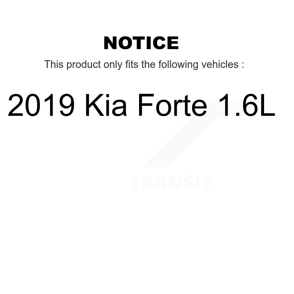 Kit d'assemblage de roulement et de moyeu de roue avant et arrière, pour Kia Forte 2019, 1,6 l, K70-10222