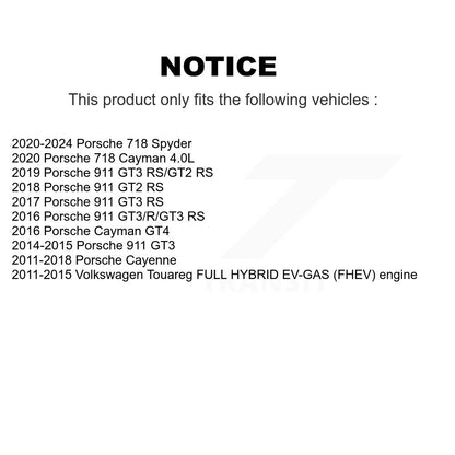 Paire d'assemblage de roulements de roue avant, pour Porsche Cayenne Volkswagen Touareg 911 71