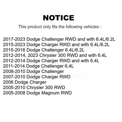 Kit de liaison de rotule de bras de commande avant, pour Dodge Charger Chrysler 300 Challenger