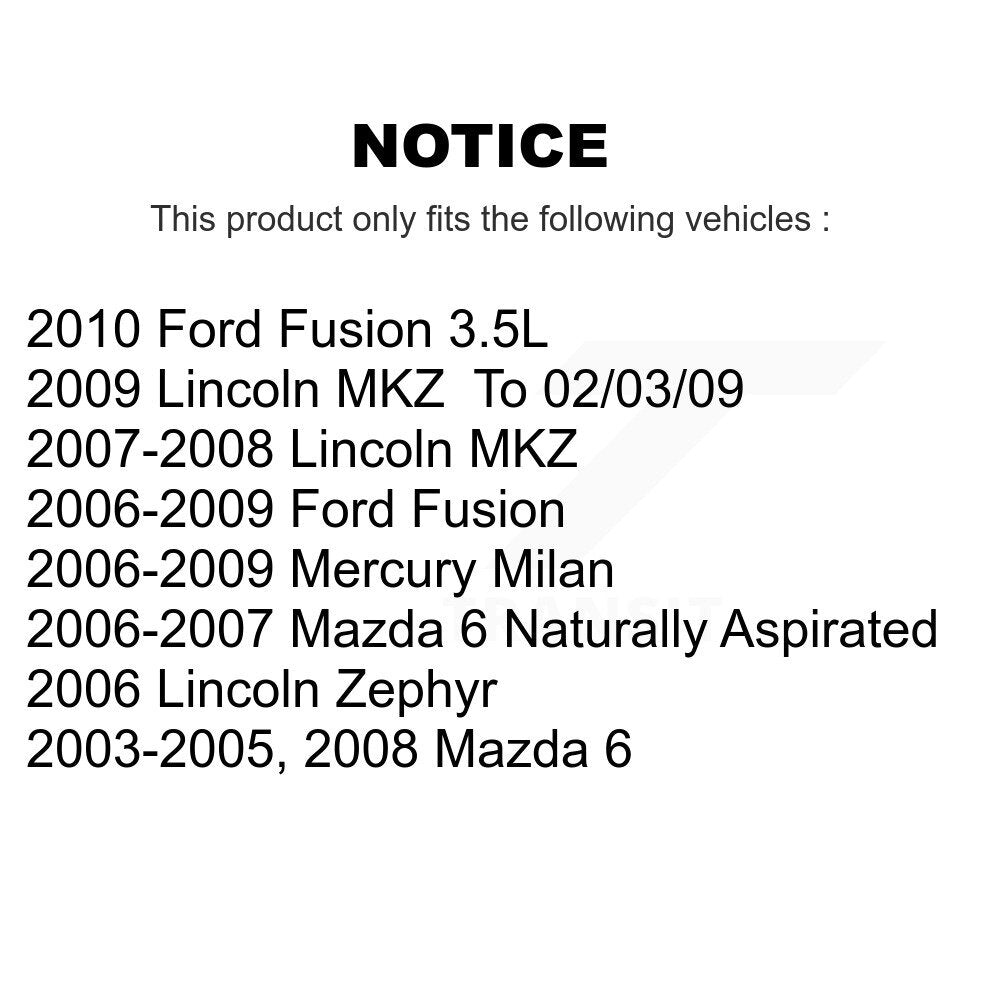 Kit de liaison de rotule de bras de commande avant, pour Ford Fusion Mazda 6 Lincoln MKZ Zephy