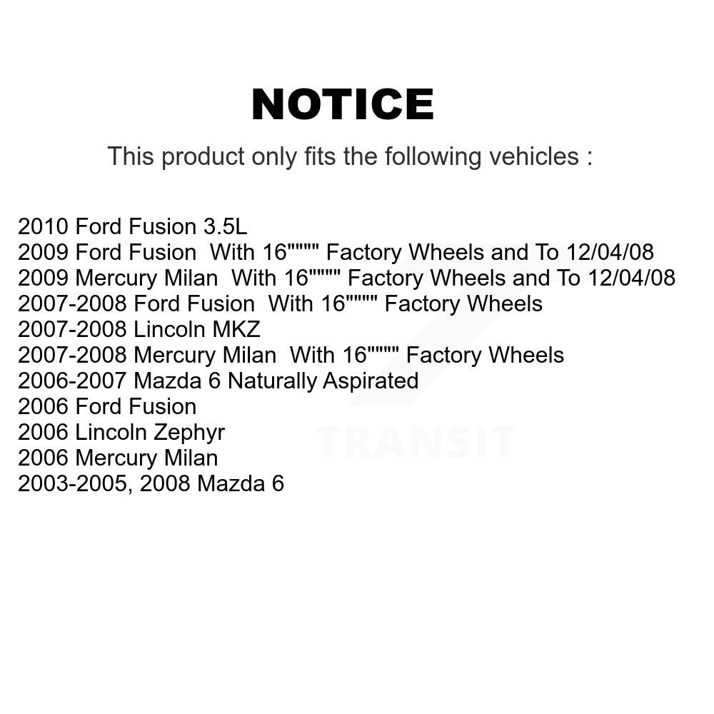 Kit de liaison de rotule de bras de commande avant, pour Ford Fusion Mazda 6 Lincoln MKZ Zephy