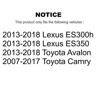 Paire de liens de Suspension avant, pour Toyota Camry Lexus ES350 Avalon ES300h K72-10020