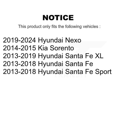 Paire de liens de Suspension avant, pour Hyundai Santa Fe Sport Kia Sorento XL Nexo
