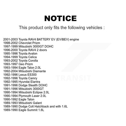 Paire de maillons avant pour Toyota Corolla RAV4 Camry Dodge Stealth Celica Eagle Talon