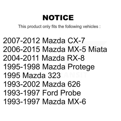 Kit de liaison avant pour Mazda CX-7 MX-5 Miata RX-8 626, protection Ford sonde MX-6 323