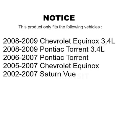 Kit de liaison de Suspension avant pour Chevrolet Equinox Pontiac Torrent Saturn Vue