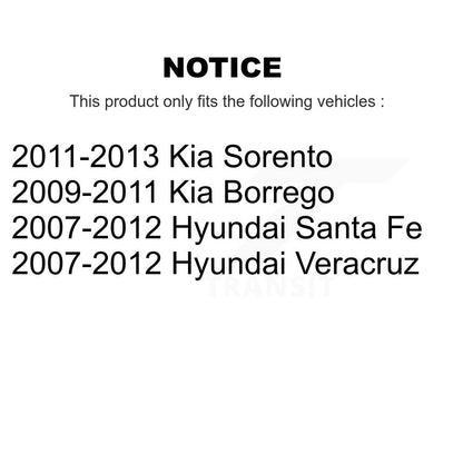 Paire de liens de Suspension arrière, pour Hyundai Santa Fe Kia Sorento Veracruz Borrego