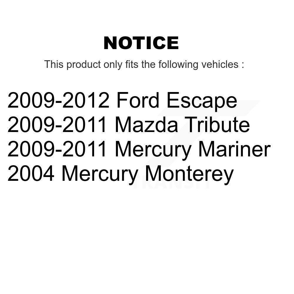 Paire de maillons de suspension arrière, pour Ford Escape Mazda Tribute Mercury Mariner Montere