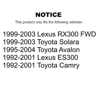 Paire de liens de Suspension arrière, pour Toyota Camry Lexus RX300 Solara Avalon ES300