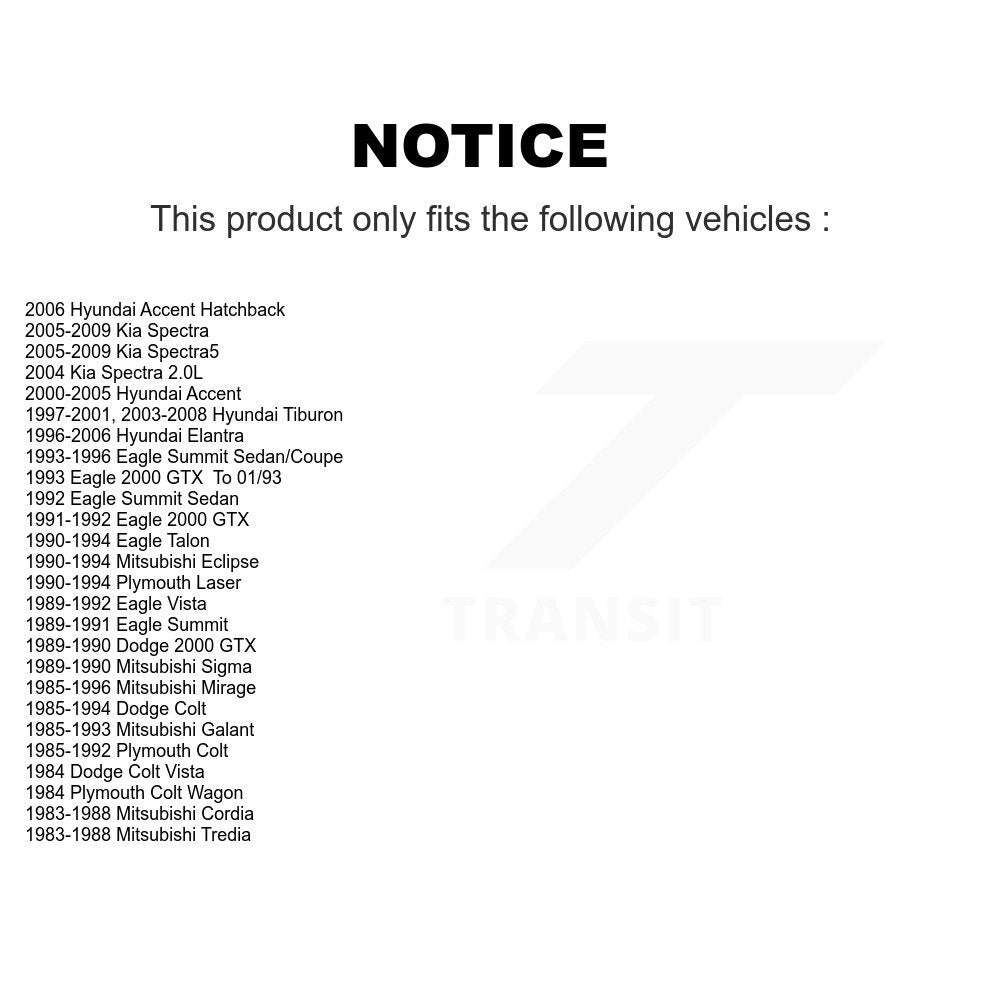 Paire de rotules de Suspension inférieure avant, pour Hyundai Elantra Kia Accent K72-10043