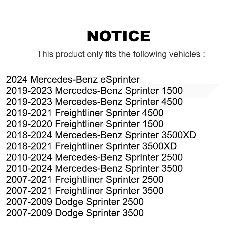Paire de joints à rotule de Suspension inférieure avant, pour Mercedes-Benz Sprinter 2500