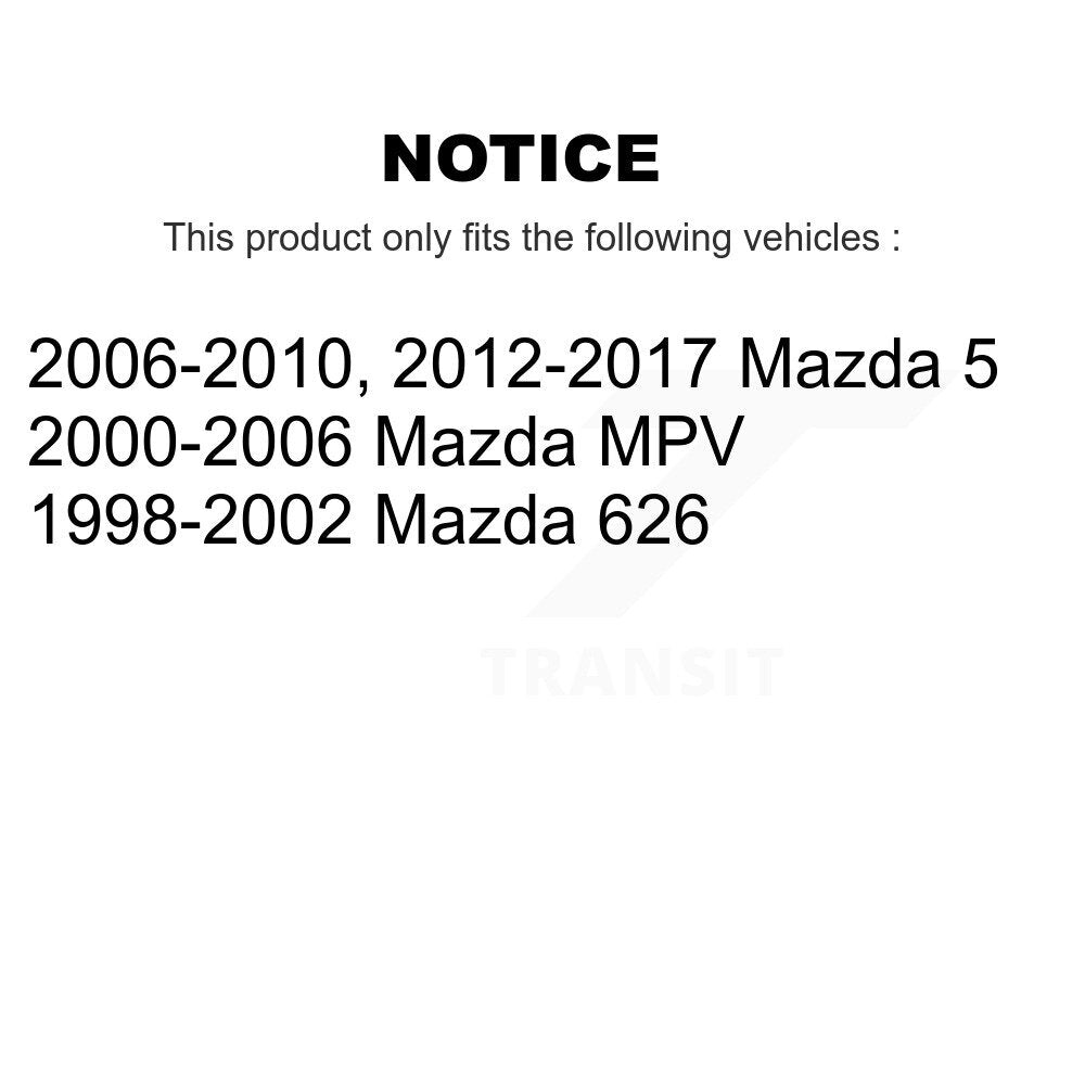 Paire de rotules de Suspension inférieure avant, pour Mazda 5 MPV 626 K72-100449
