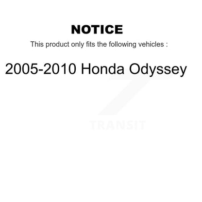 Kit de bras de commande de Suspension inférieure avant et de rotule pour Honda Odyssey 2005 – 2010