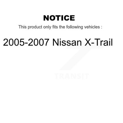Kit de bras de commande de Suspension inférieure avant et de rotule pour Nissan x-trai 2005 – 2007