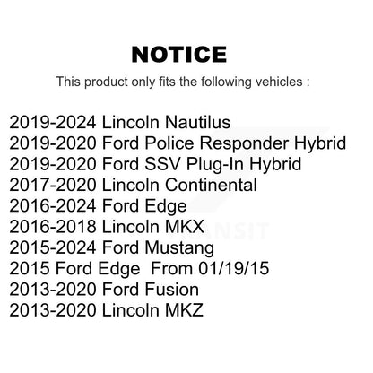 Paire de maillons arrière pour Ford Edge Fusion Mustang Lincoln Nautilus MKX MKZ Continenta