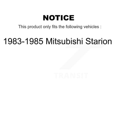 Kit de liaison de suspension avant et arrière pour Mitsubishi Starion 1983-1985 K72-100783
