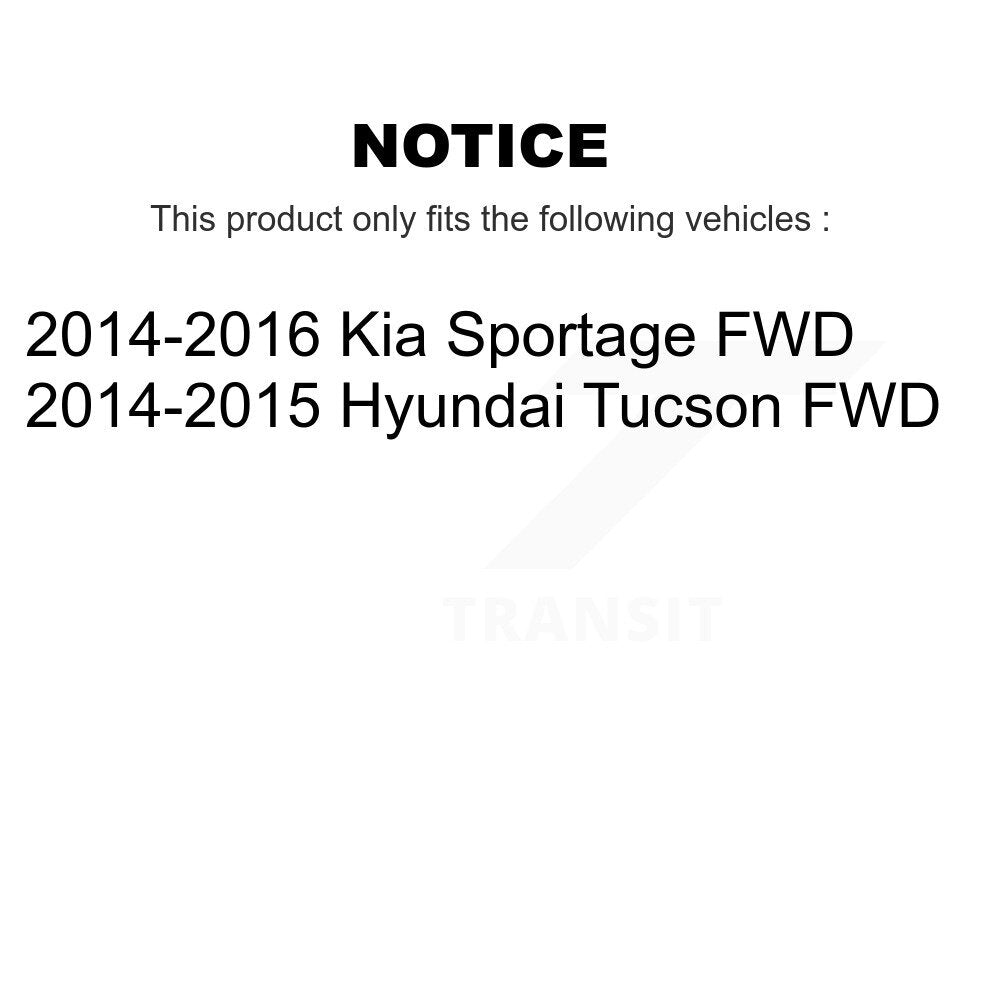 Kit de liaison de Suspension avant et arrière, pour Hyundai Tucson Kia Sportage FWD K72-100809