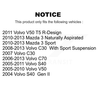 Kit de liaison de Suspension avant et arrière, pour Mazda 3 Volvo S40 C30 V50 C70 Sport