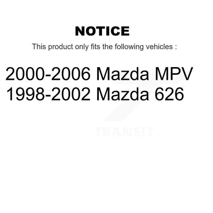 Kit de rotule de Suspension avant et d'extrémité de biellette de direction, pour Mazda MPV 626 K72-100929