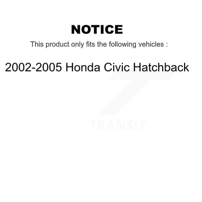 Kit d'extrémité de biellette de direction de rotule de Suspension avant, pour Honda Civic Hatchback 2002 – 2005