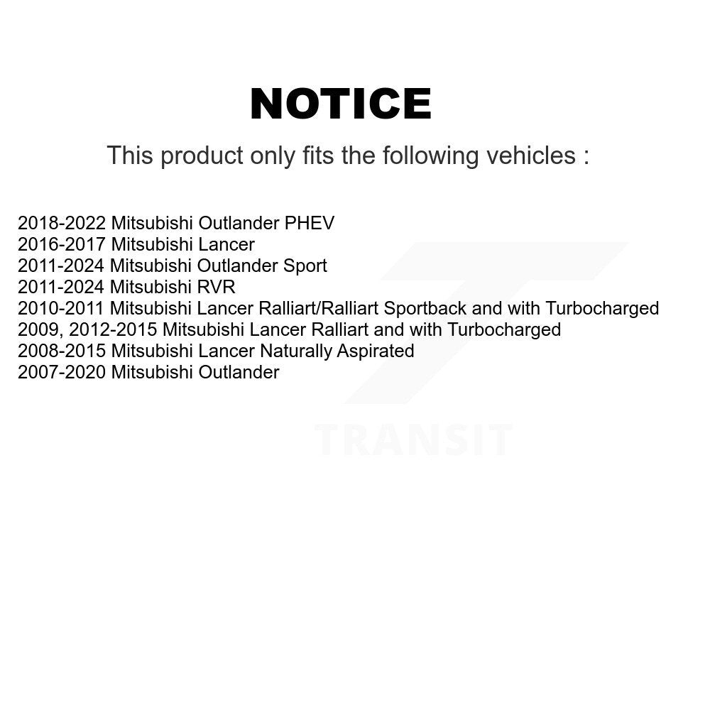 Kit d'extrémité de biellette de direction de bras de commande avant, pour Mitsubishi RVR Outlander Lancer PHEV Spor