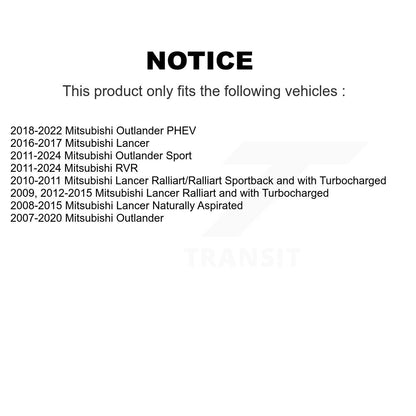 Kit d'extrémité de biellette de direction de bras de commande avant, pour Mitsubishi RVR Outlander Lancer PHEV Spor