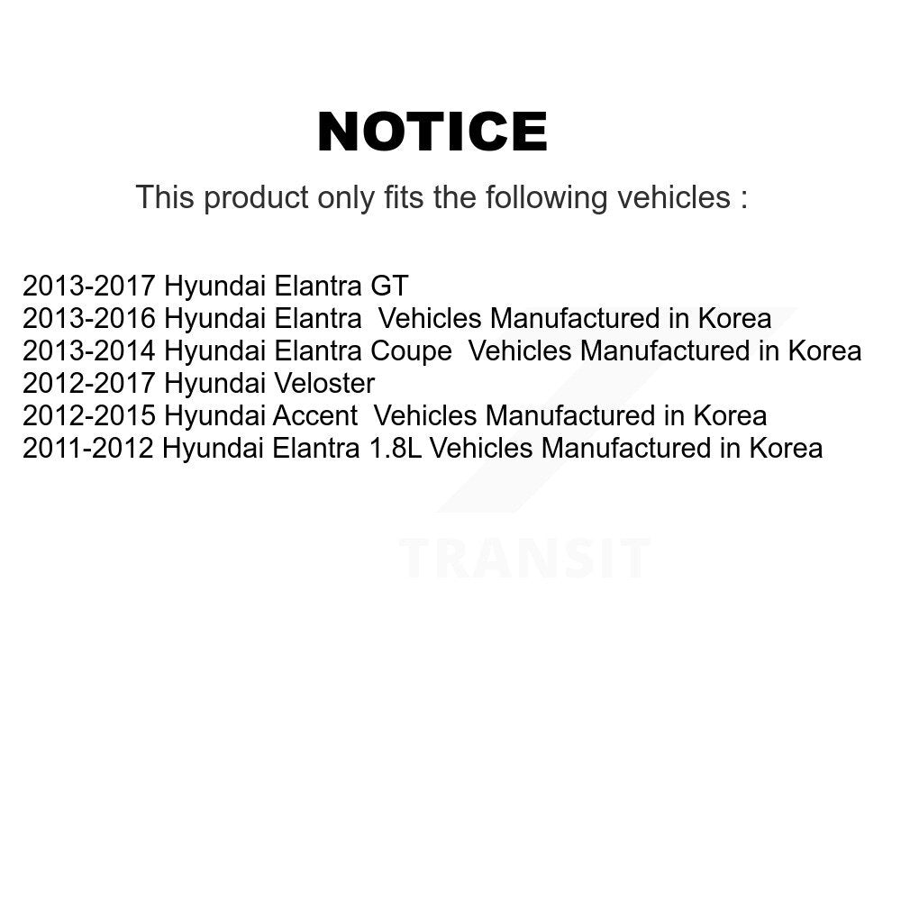 Paire de rotules de Suspension inférieure avant, pour Hyundai Elantra Accent GT K72-10107