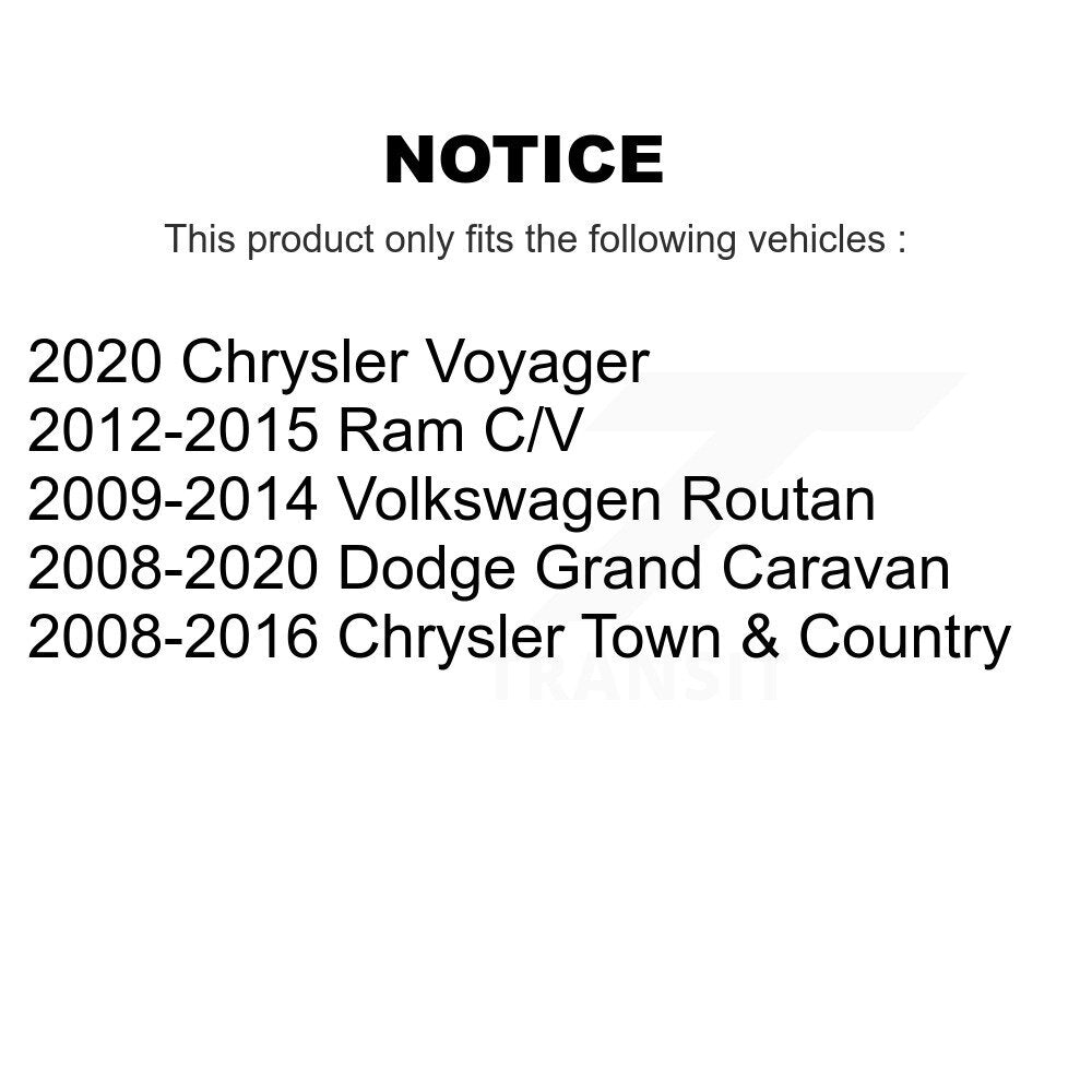 Paire d'extrémités de biellette de direction extérieure avant, pour Dodge Grand Caravan Chrysler Town & Country Ra