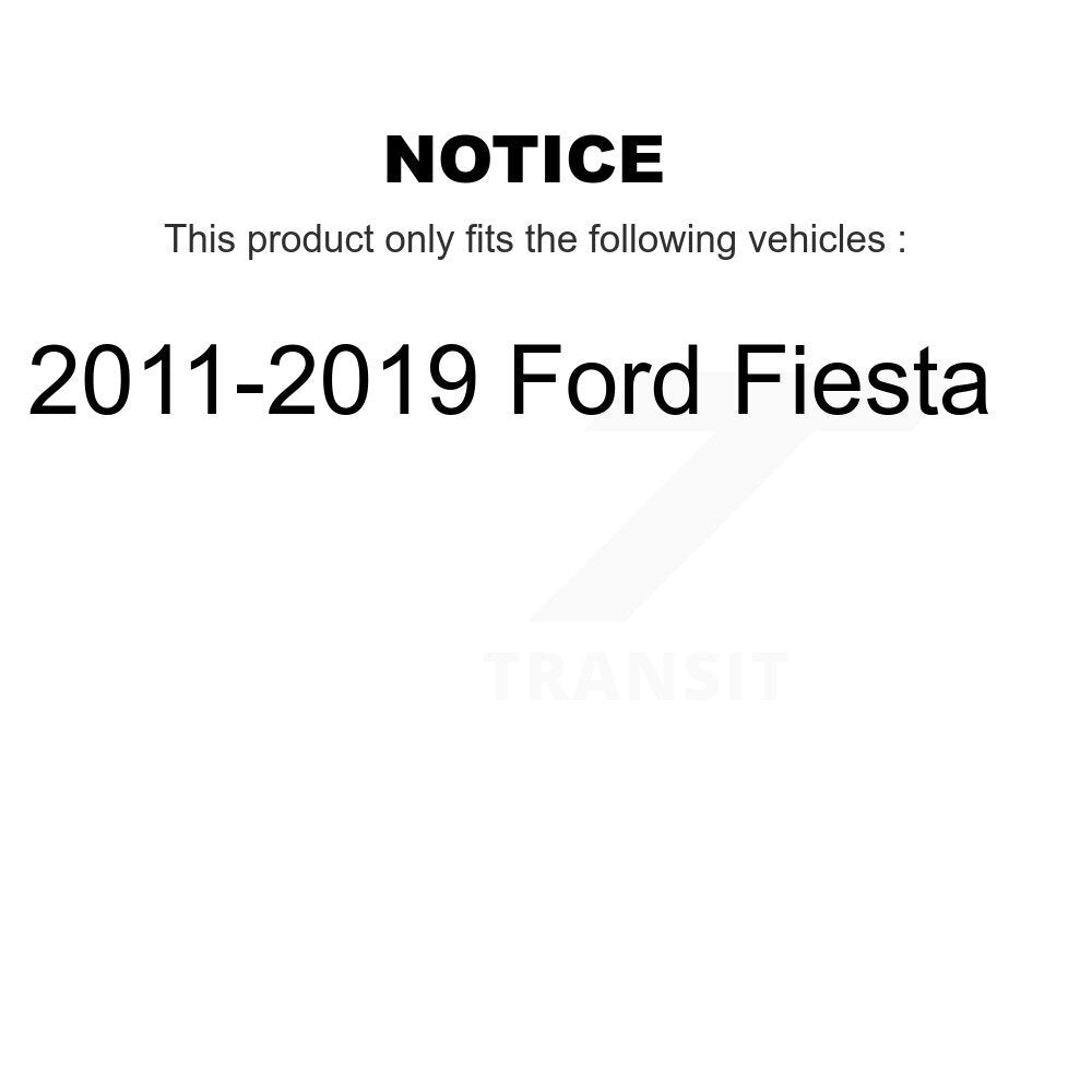 Kit de rotule de suspension avant et d'extrémité de biellette de direction pour Ford Fiesta 2011 – 2019