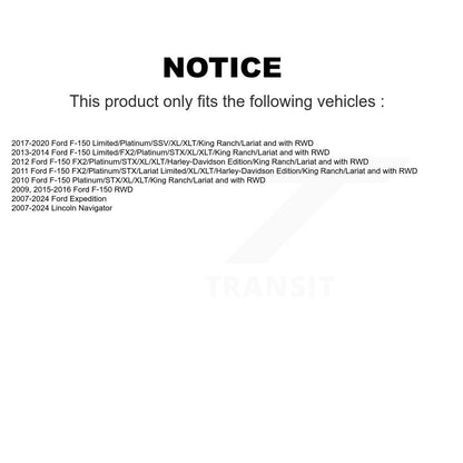 Kit de liaison d'assemblage de rotule de bras de commande avant, pour Ford F-150 Expedition Lincol