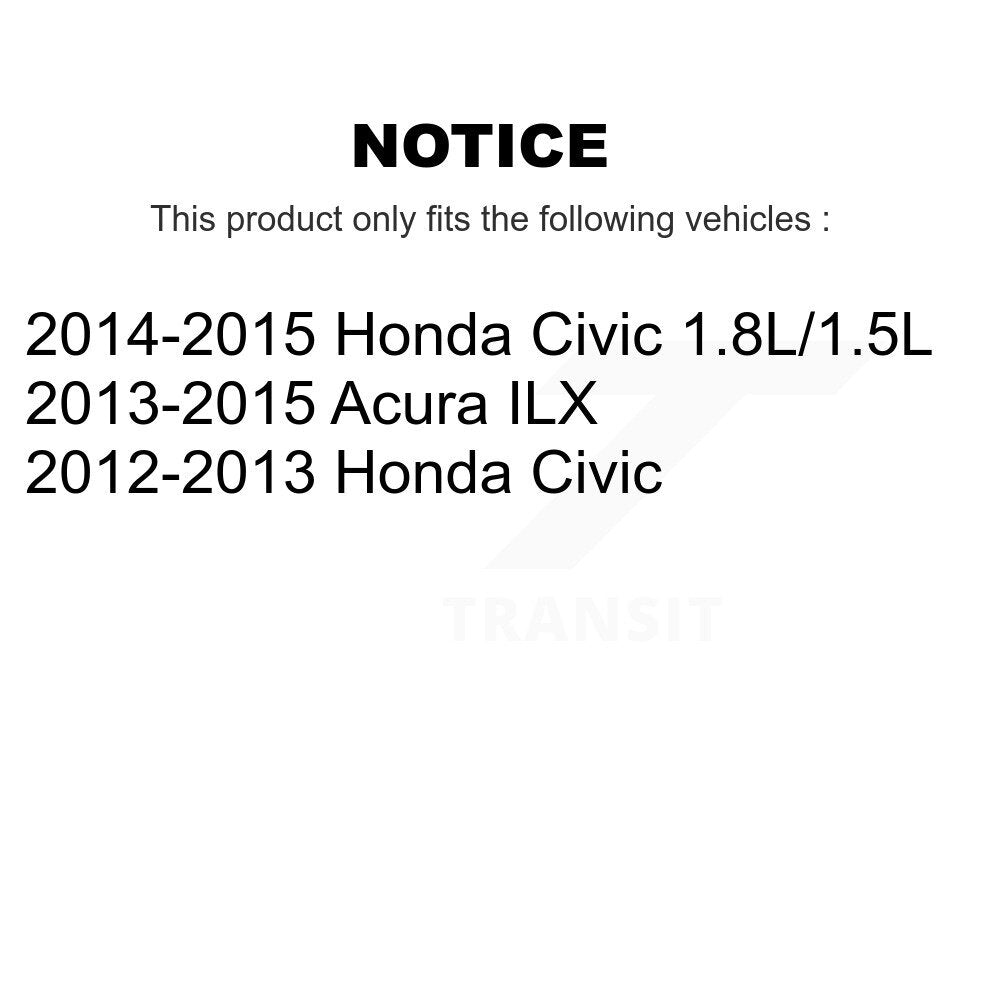 Kit de liaison d'extrémité de biellette de direction, bras de commande de Suspension avant (8 pièces) pour Honda IL