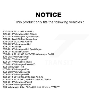 Paire d'extrémités de biellette de direction intérieure avant, pour Volkswagen Jetta Golf Tiguan Audi GTI A3 Rabbi
