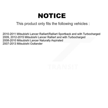 Paire d'extrémités de biellette de direction intérieure avant, pour Mitsubishi Lancer Outlander K72-10154