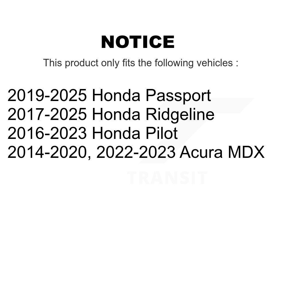 Kit de liaison de Suspension avant pour Honda Pilot Acura MDX Ridgeline passeport