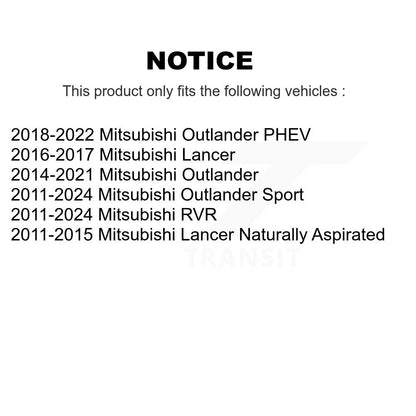 Kit d'extrémité de biellette de direction avant, pour Mitsubishi RVR Outlander Lancer PHEV Sport K72-101611