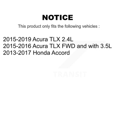 Kit d'extrémité de biellette de direction extérieure avant, pour Honda Accord Acura TLX K72-101630
