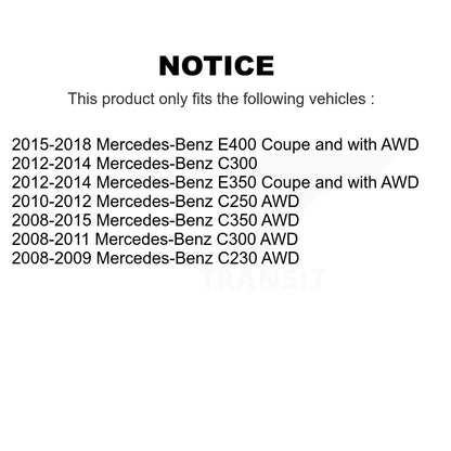 Kit d'extrémité de biellette de direction extérieure avant, pour mercedes-benz C300 C350 C250 E400 E350 C230