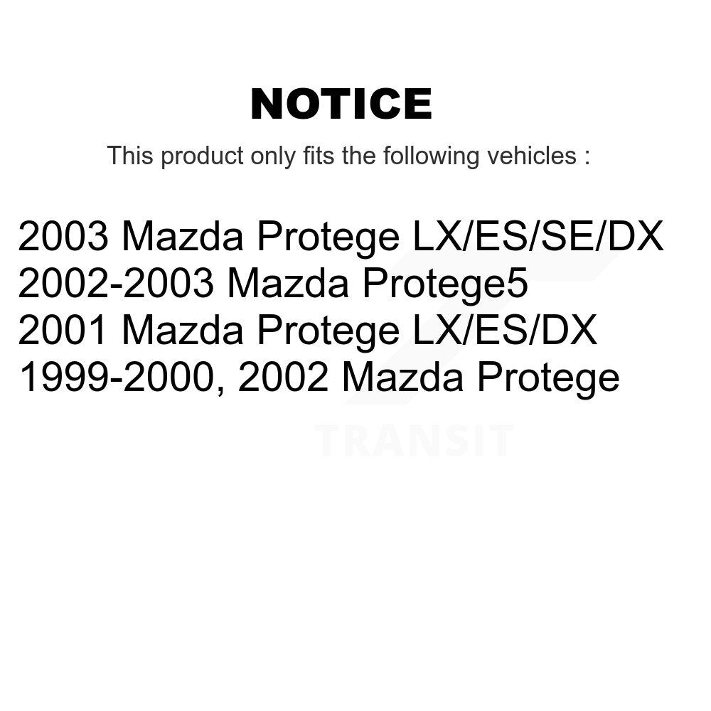 Paire de montage de choc de jambe de force de Suspension avant, pour Mazda Protege Protege5 K73-10012