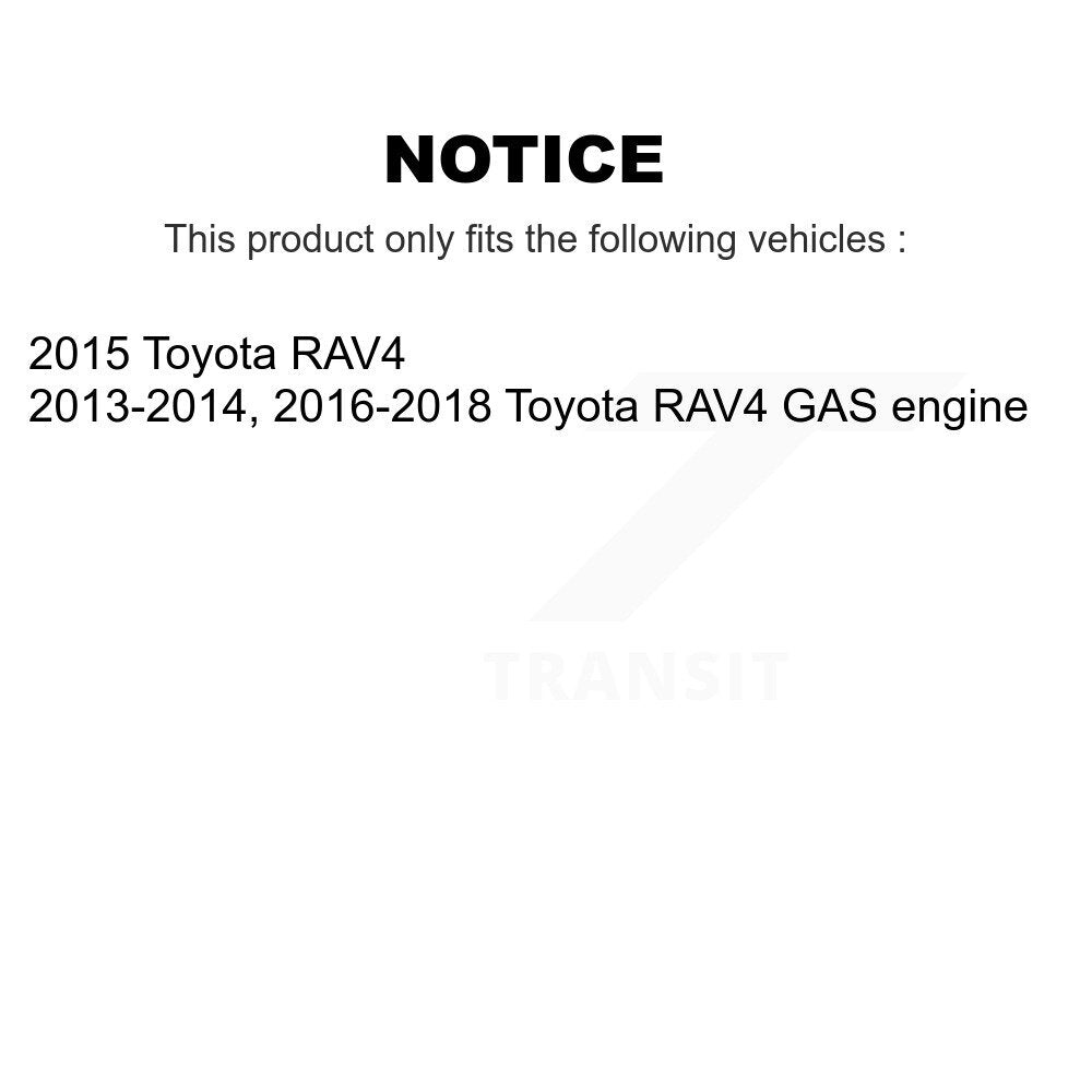 Paire de montage d'amortisseur de jambe de force de Suspension avant pour Toyota RAV4 K73-100248