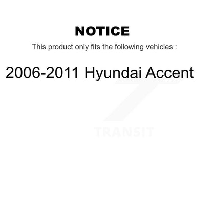 Kit de roulement de roue avant et d'extrémité de biellette de direction pour Hyundai Accent 2006-2011 K77-100053
