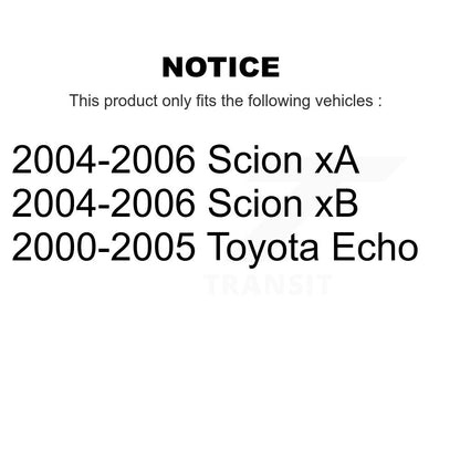 Kit de roulement et de liaison de roue avant, pour Toyota Echo Scion xB xA K77-100497