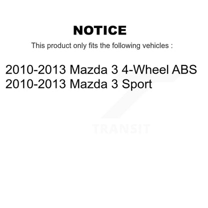 Kit de roulement et de liaison de roue avant pour Mazda 3 Sport 2010-2013 K77-100528