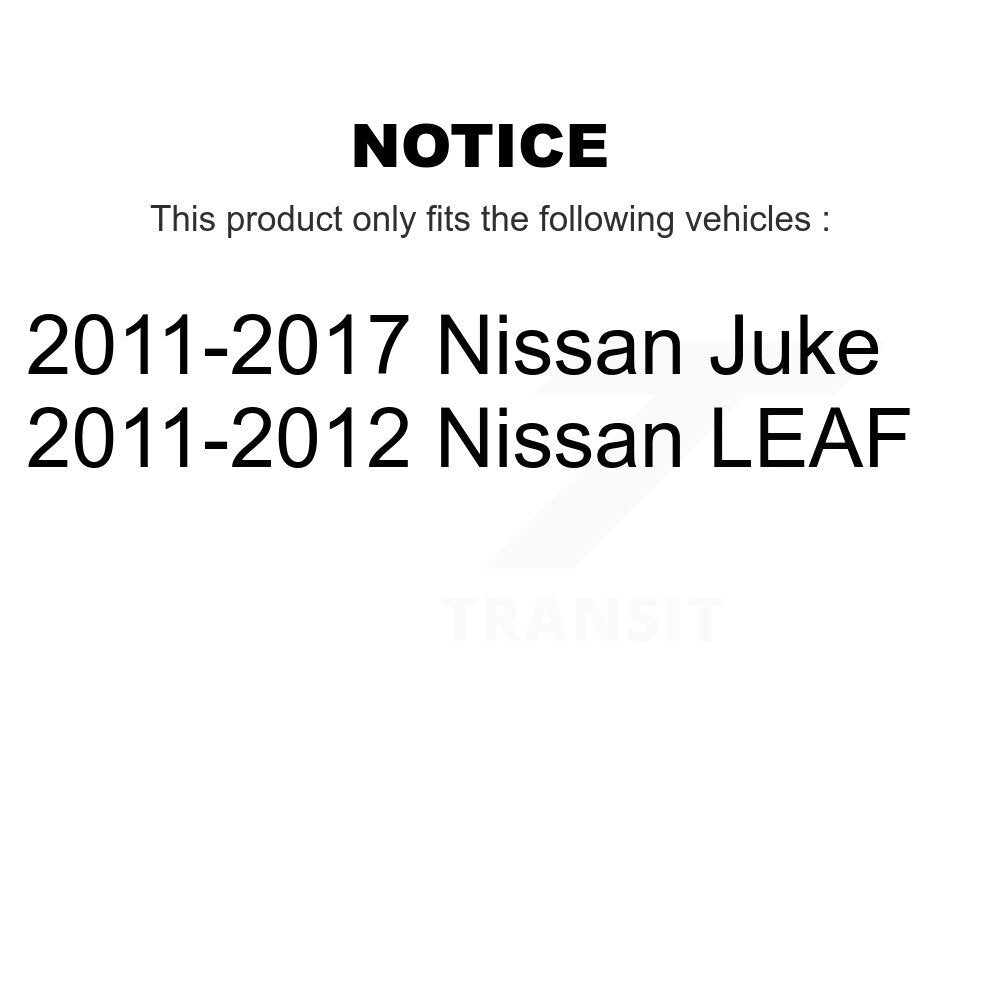 Kit de roulement de roue avant et d'extrémité de biellette de direction pour Nissan Juke LEAF K77-100607