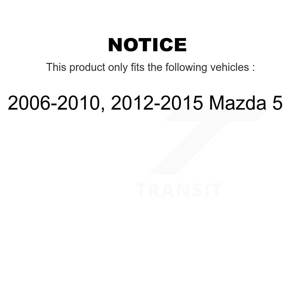 Kit de liaison à rotule inférieure et barre stabilisatrice, roulement de roue avant, pour Mazda 5