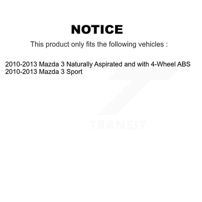 Kit de liaison de bras de commande inférieur, roulement de roue avant gauche, pour Mazda 3 Sport 2010 – 2013