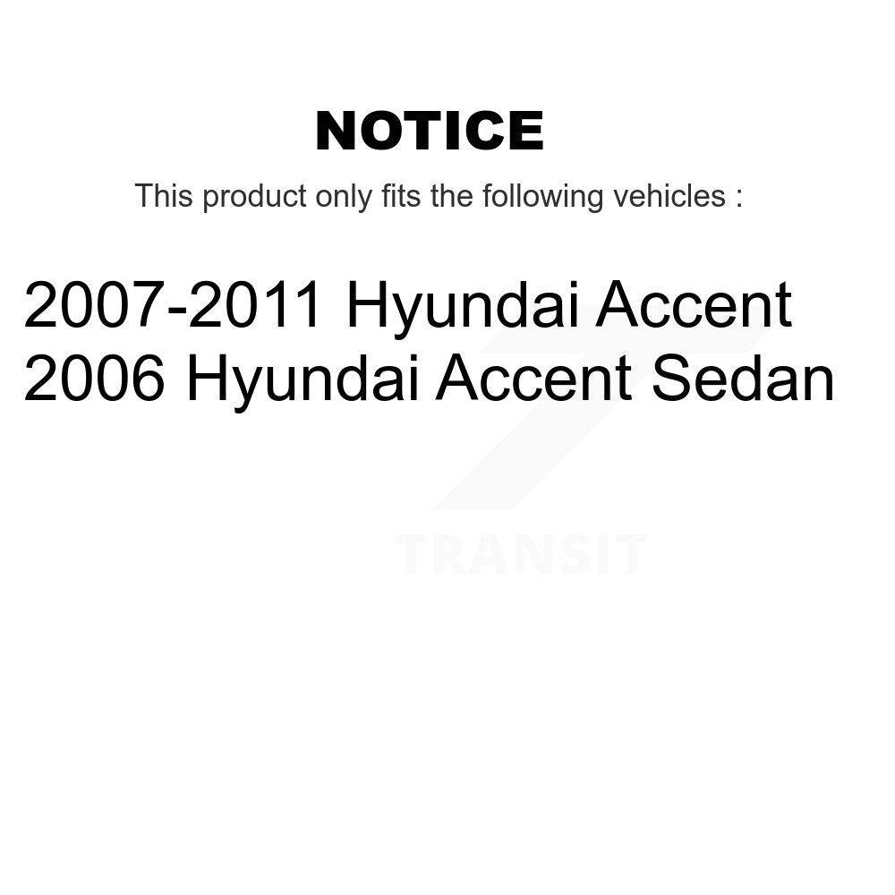 Kit de biellette de direction et de liaison extérieure, roulement avant gauche, Joint à rotule inférieur, pour Hyundai Accent