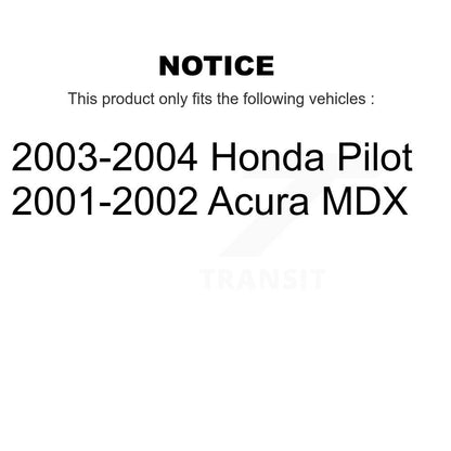 Kit de liaison de biellette de direction, roulement avant gauche, Joint à rotule inférieur (5 pièces) pour Honda Pilot Acur