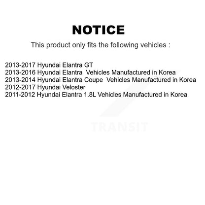 Kit de liaison de biellette de direction extérieure, roulement avant droit, Joint à rotule inférieur, pour Hyundai Elantra